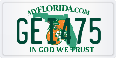 FL license plate GEI475