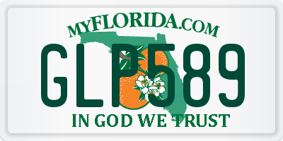 FL license plate GLP589