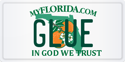 FL license plate GLUE