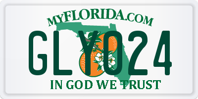 FL license plate GLY024