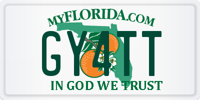 FL license plate GY4TT