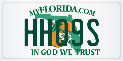 FL license plate HHQ9S