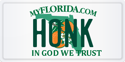 FL license plate HONK