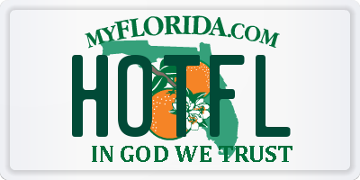 FL license plate HOTFL