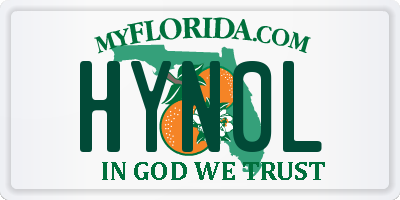 FL license plate HYN0L