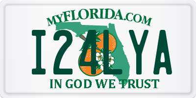 FL license plate I24LYA