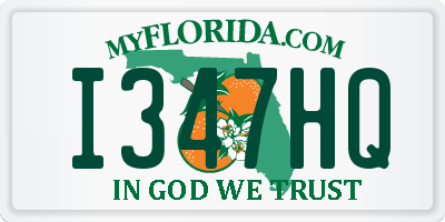 FL license plate I347HQ