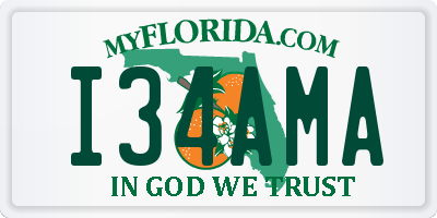 FL license plate I34AMA