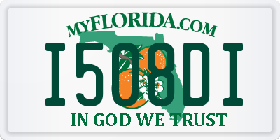 FL license plate I508DI