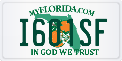 FL license plate I601SF