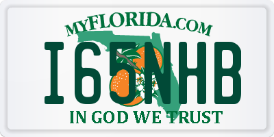 FL license plate I65NHB