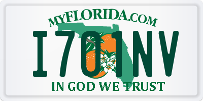 FL license plate I701NV