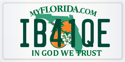 FL license plate IB41QE