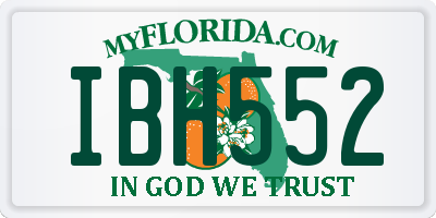 FL license plate IBH552