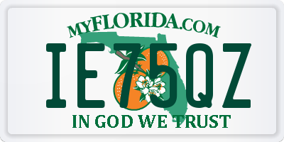 FL license plate IE75QZ