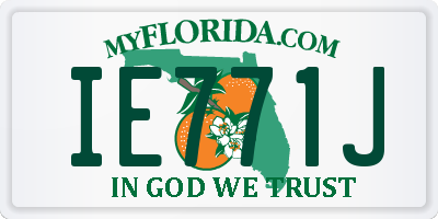 FL license plate IE771J