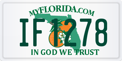 FL license plate IF1278