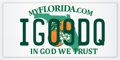 FL license plate IG09DQ