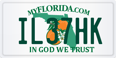 FL license plate IL37HK