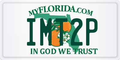 FL license plate IMT2P