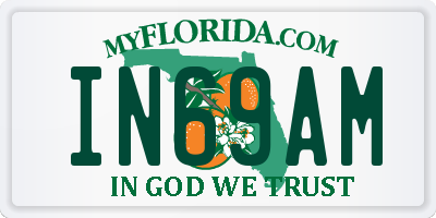 FL license plate IN69AM