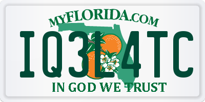 FL license plate IQ3L4TC