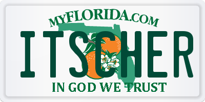 FL license plate ITSCHER