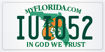 FL license plate IUI052