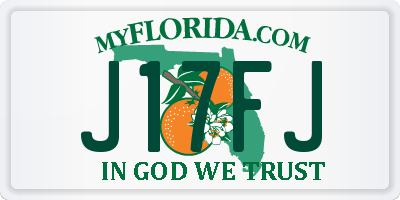 FL license plate J17FJ