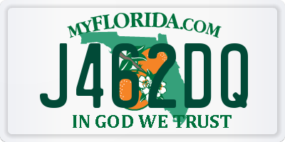 FL license plate J462DQ