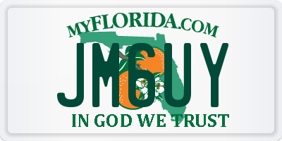 FL license plate JM6UY