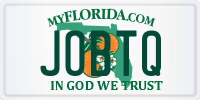 FL license plate JOBTQ