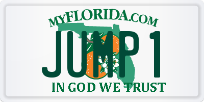 FL license plate JUMP1