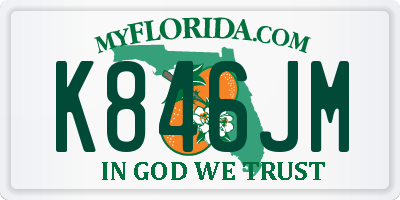 FL license plate K846JM