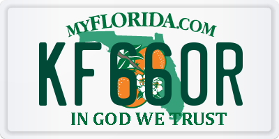 FL license plate KF660R