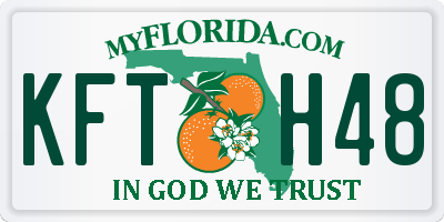 FL license plate KFTH48