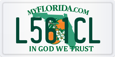 FL license plate L561CL