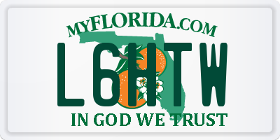 FL license plate L6HTW