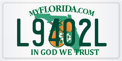 FL license plate L94O2L