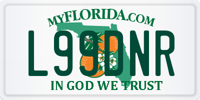 FL license plate L99DNR