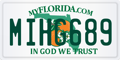 FL license plate MIHG689