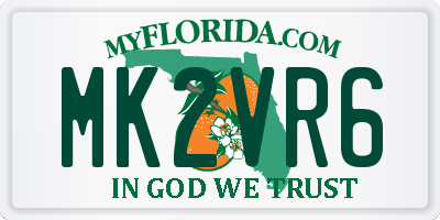 FL license plate MK2VR6