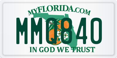 FL license plate MMQ840