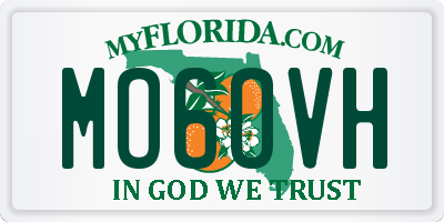 FL license plate MO6OVH