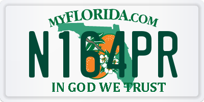 FL license plate N164PR