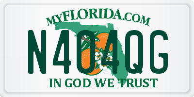 FL license plate N404QG