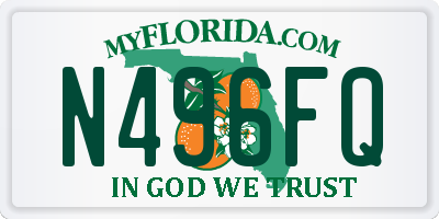 FL license plate N496FQ