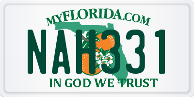 FL license plate NAH331