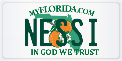 FL license plate NESSI