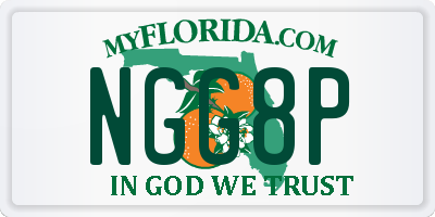 FL license plate NGG8P